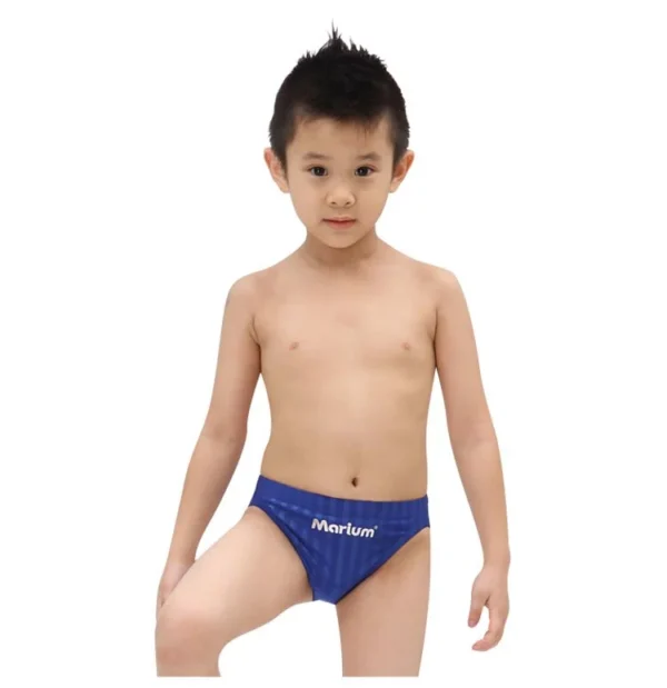 Marium V-cut Stripped Royal Blue