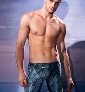 Men Racing Jammers-Blue Black